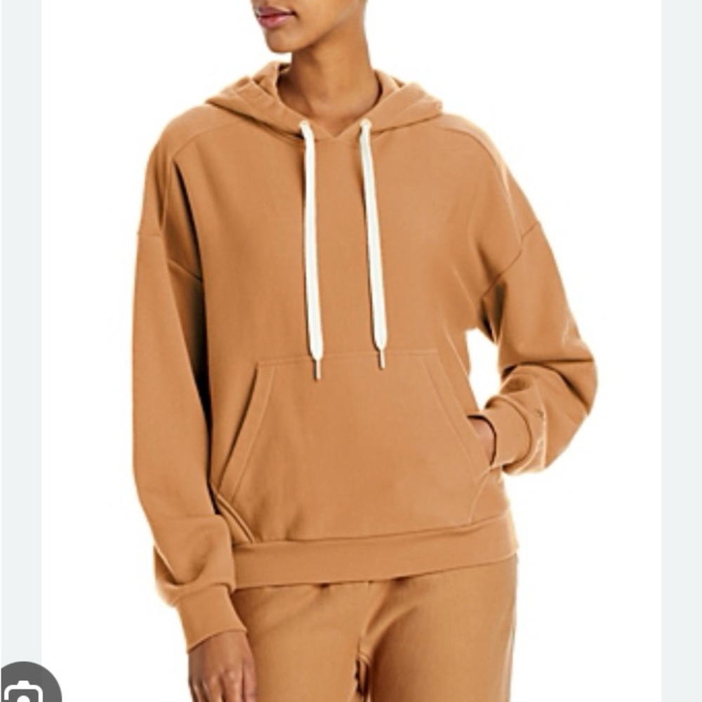 Rag & Bone City Sweatshirt in Camel Brown
